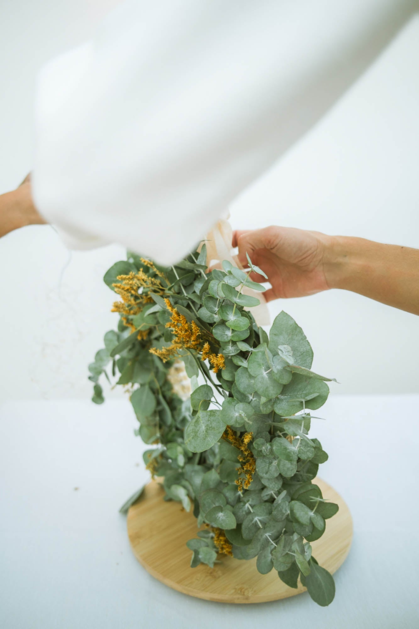 WORKSHOP DE COROAS DE FLORES EM LISBOA, PORTUGAL