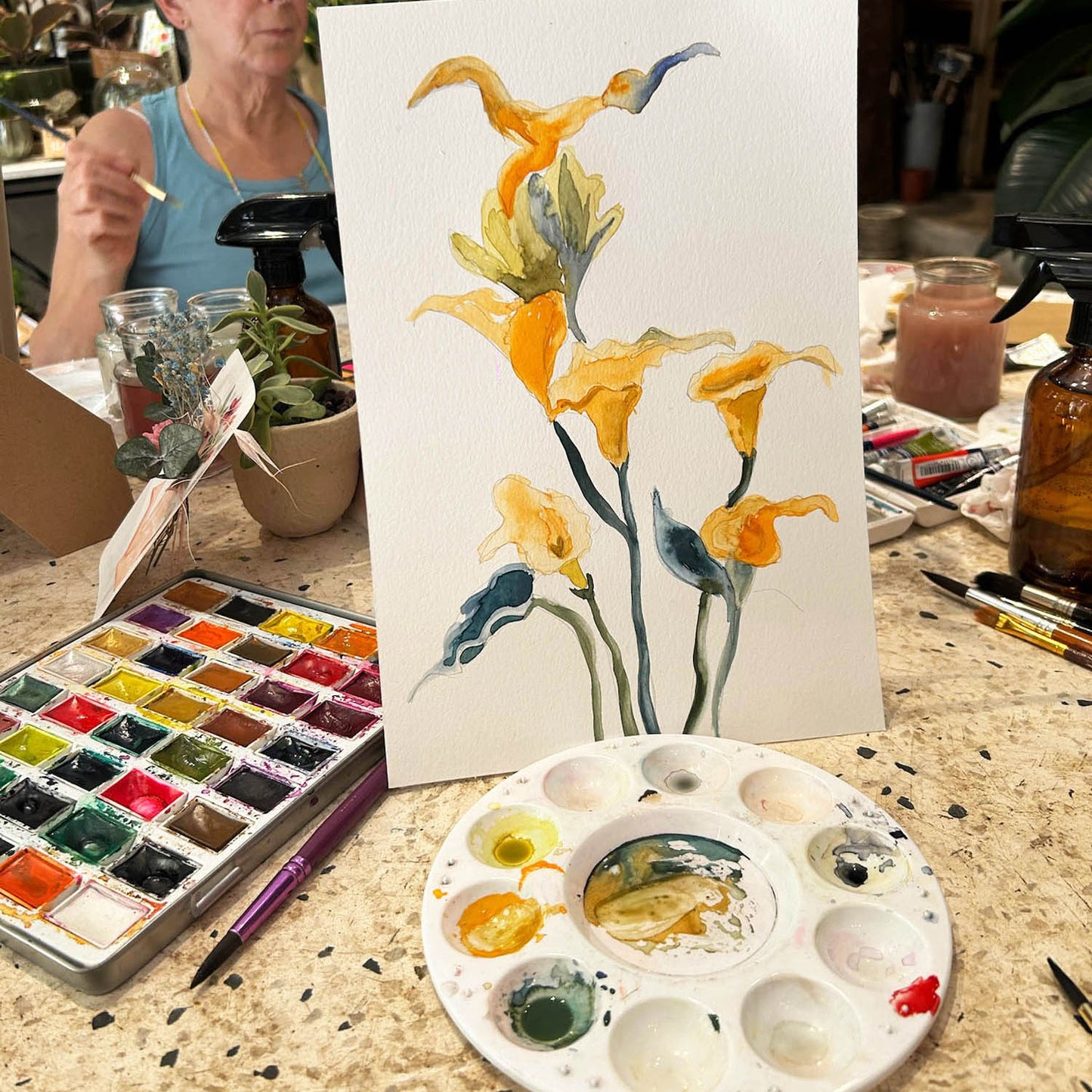 TALLER DE ACUARELA EN MADRID, ESPAÑA