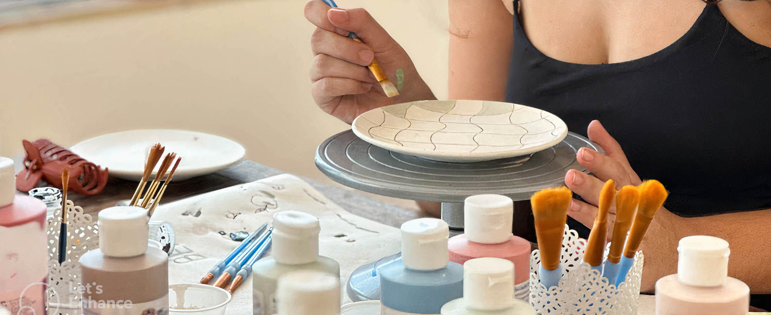 Ceramic Painting Pottery in Lisbon. Gift Experiences