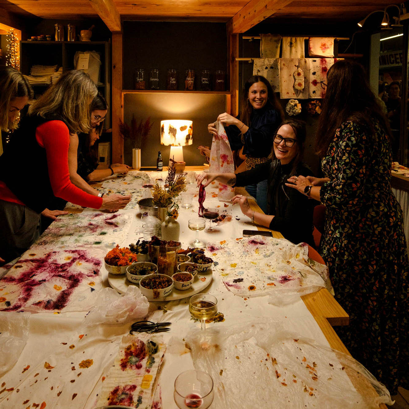 NATURAL DYE WORKSHOP IN MADRID, SPAIN