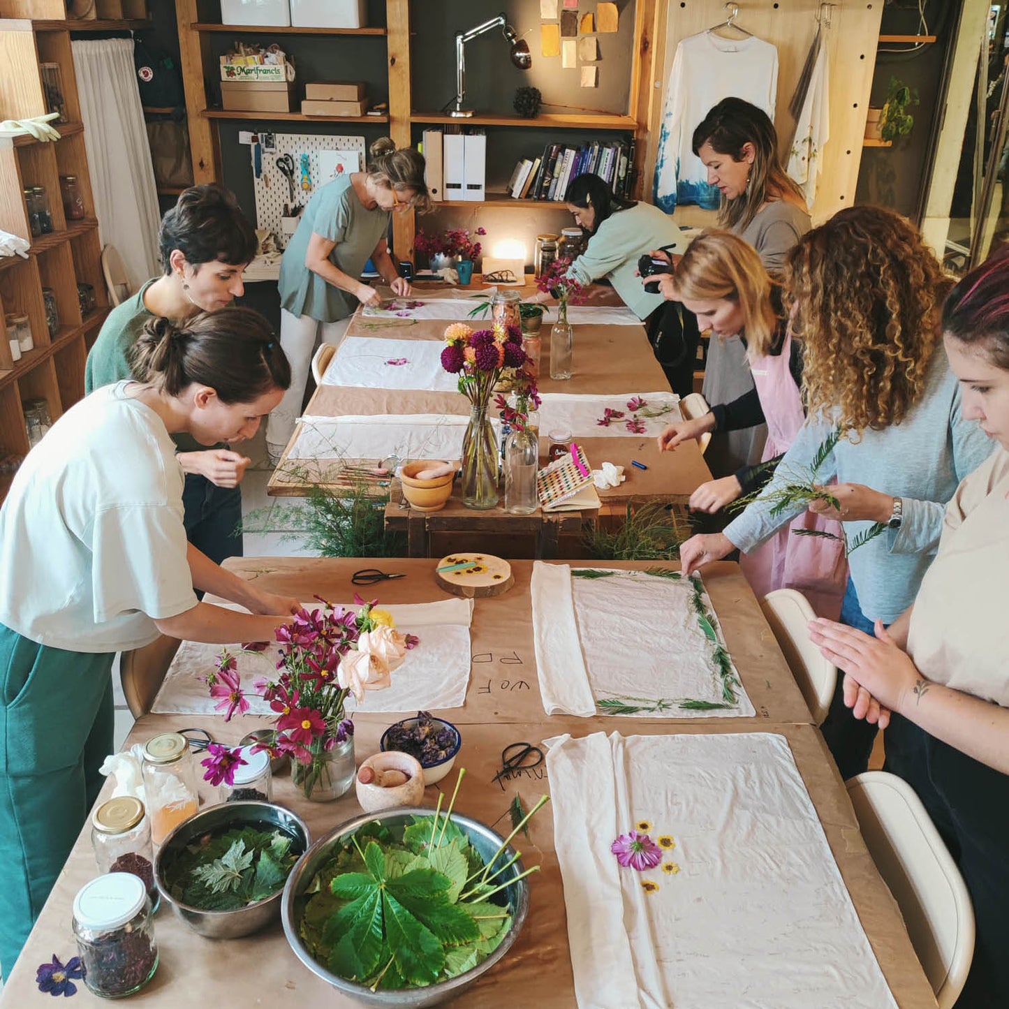 NATURAL DYE WORKSHOP IN MADRID, SPAIN