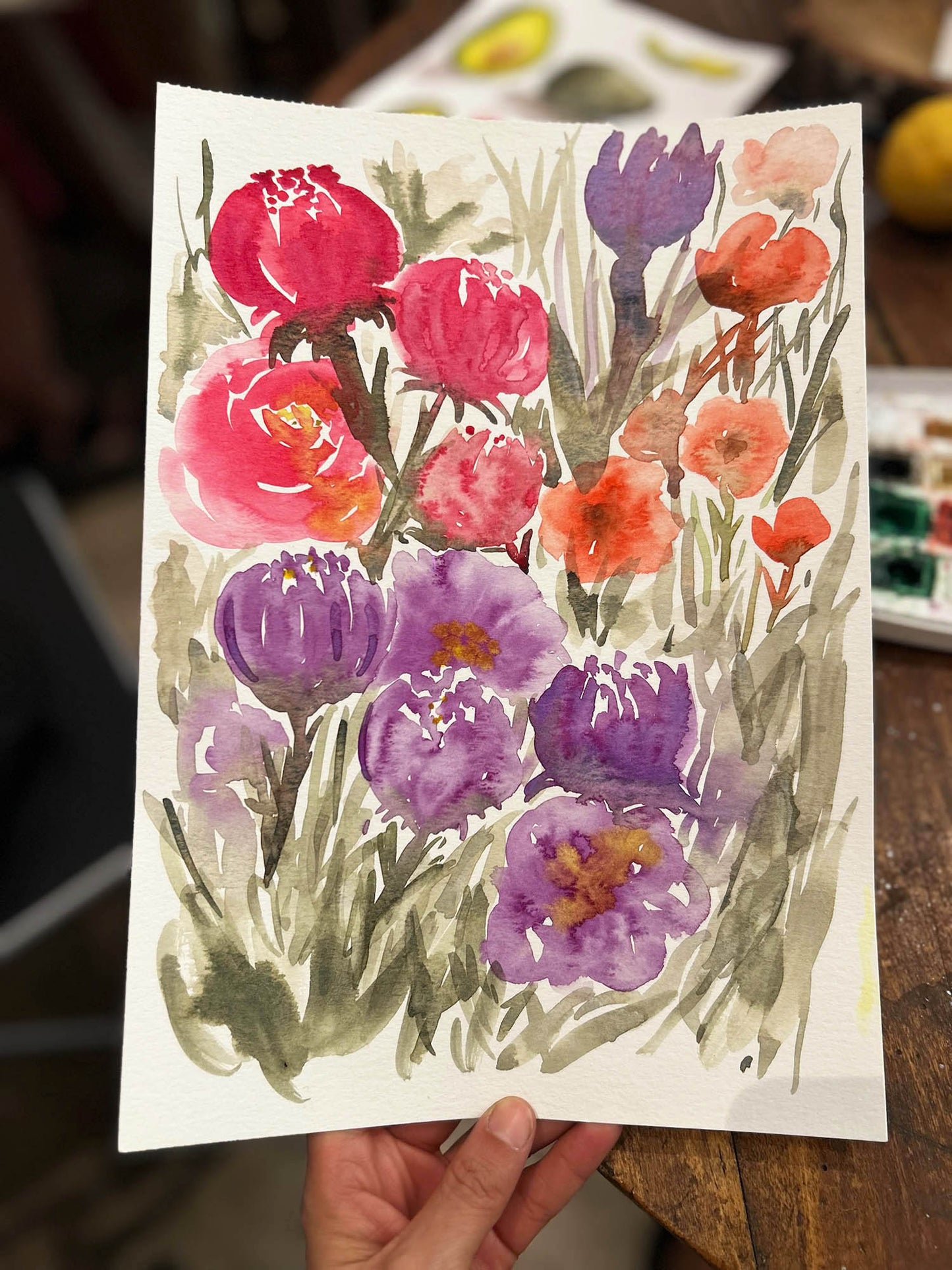 TALLER DE ACUARELA EN MADRID, ESPAÑA