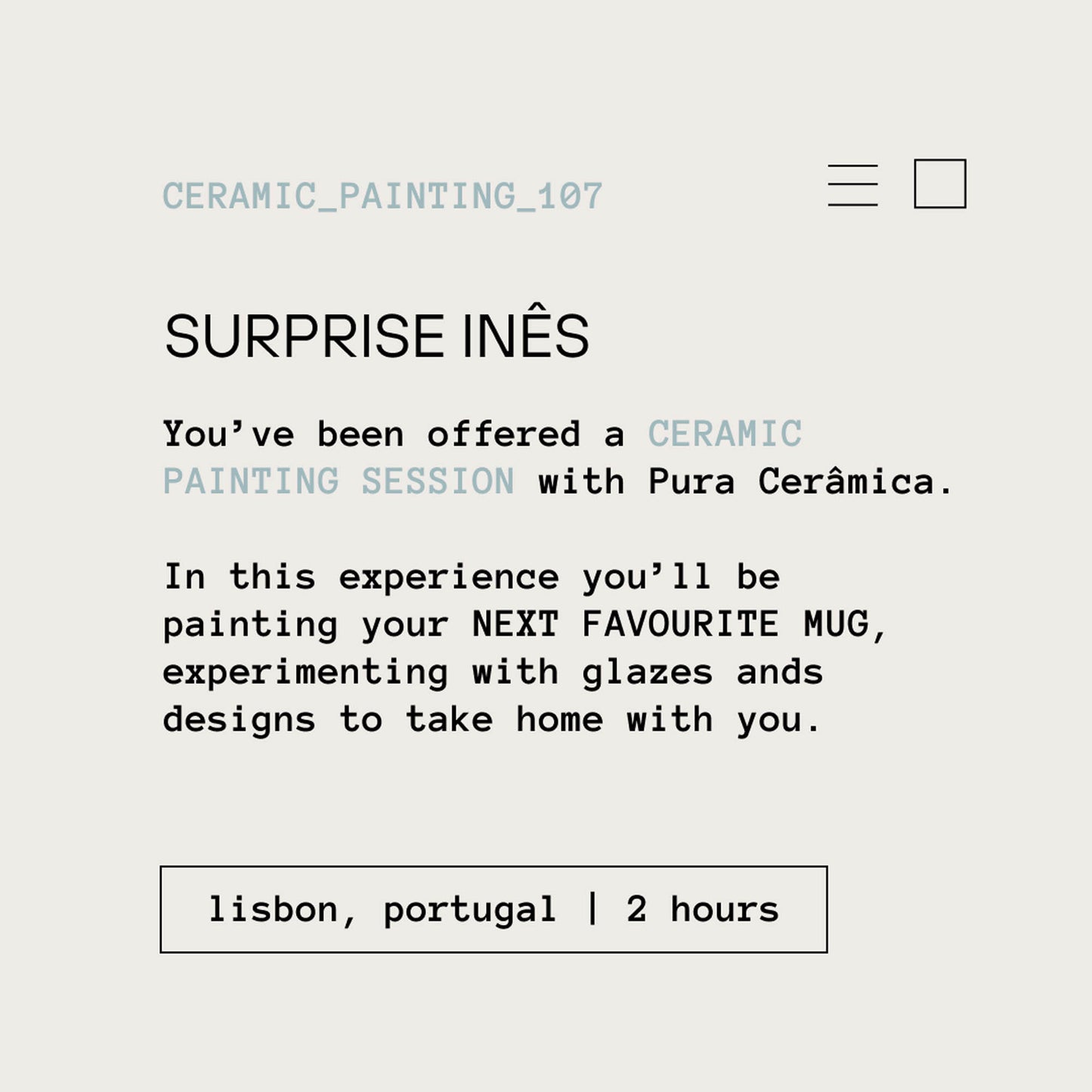CERAMIC PAINTING WORKSHOP IN LISBON, PORTUGAL