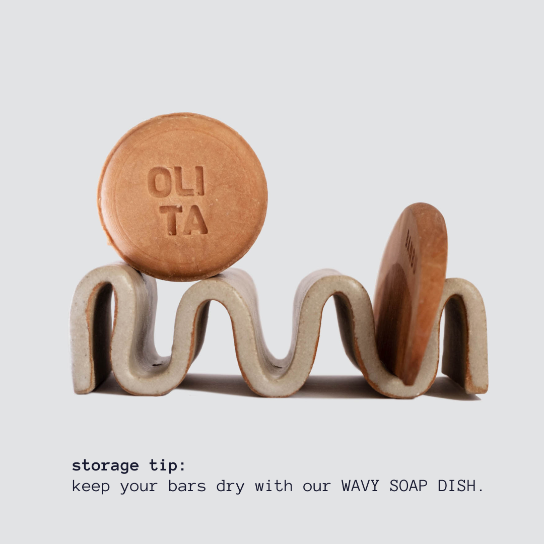 Wavy Ceramic Soap Dish - Storage Tips