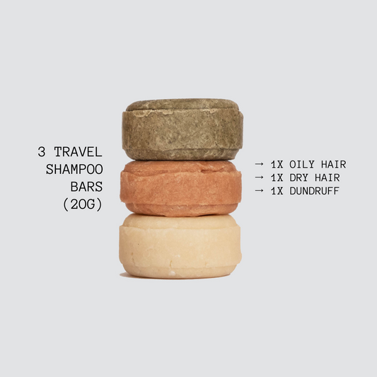 TRAVEL KIT 3-MINI SHAMPOO BARS