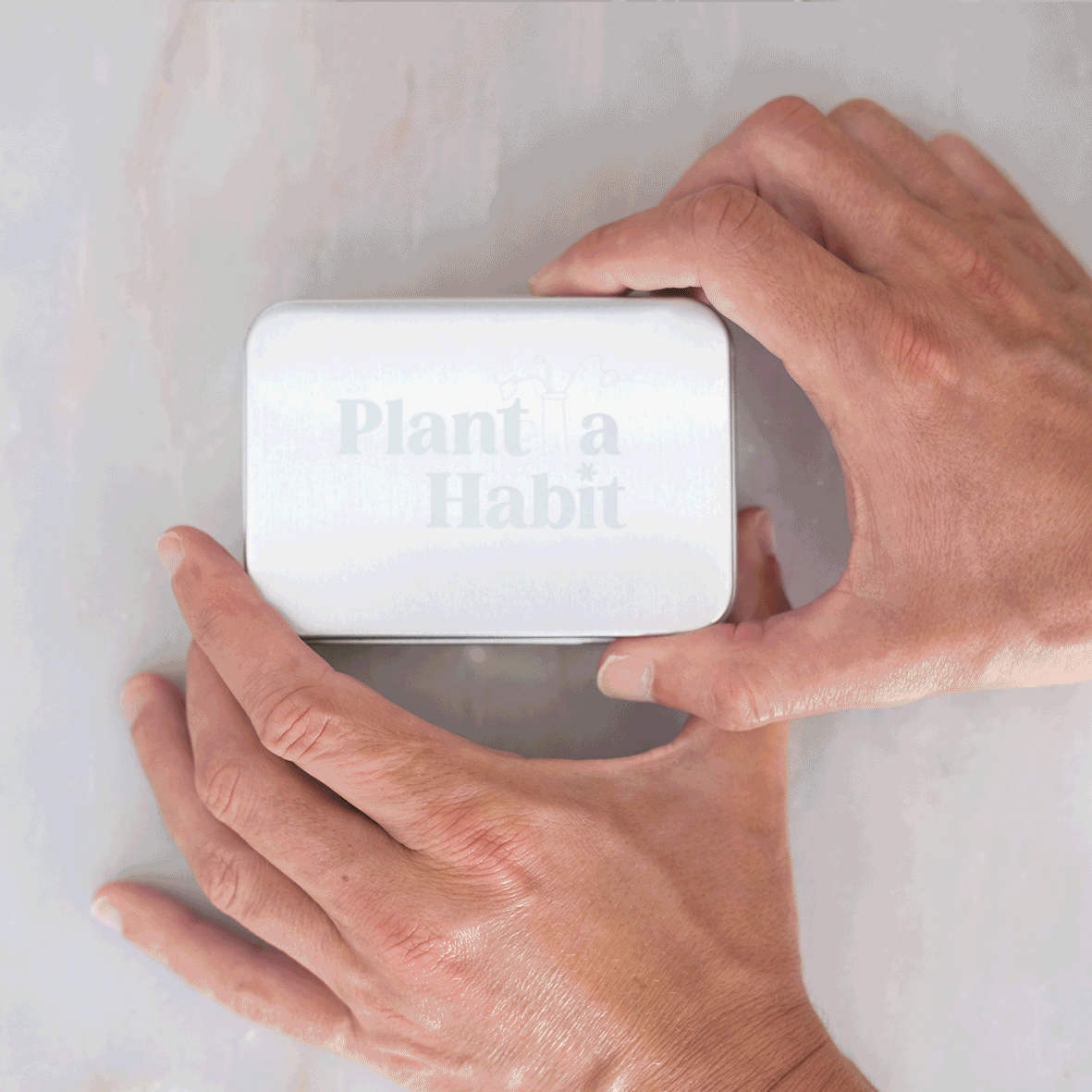 TRAVEL TIN SHAMPOO BAR | 3 PIECE CASE WITH DRIP TRAY