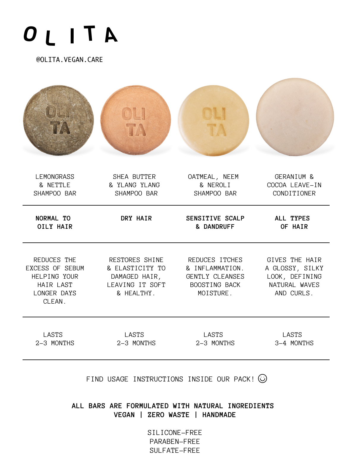 SHAMPOO BAR | DRY HAIR | YLANG YLANG & SHEA BUTTER