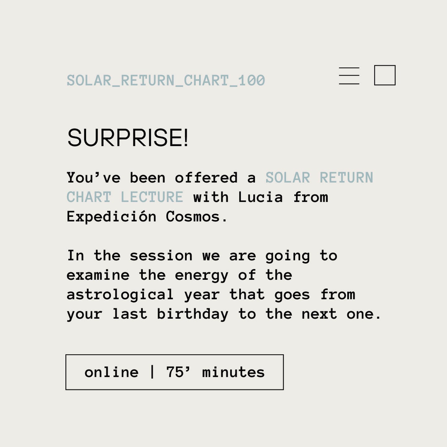 SOLAR RETURN CHART READING ONLINE